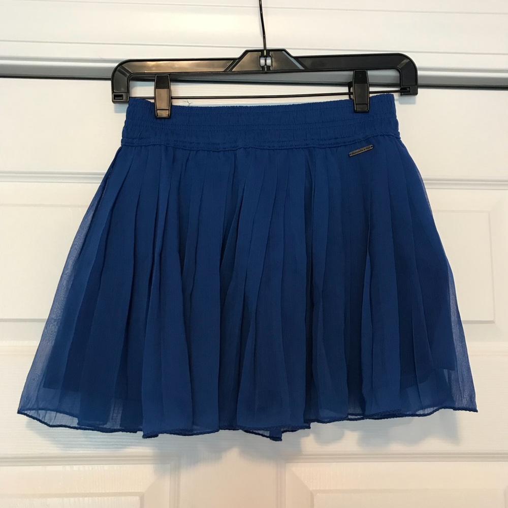 Electric Blue Mini Skirt